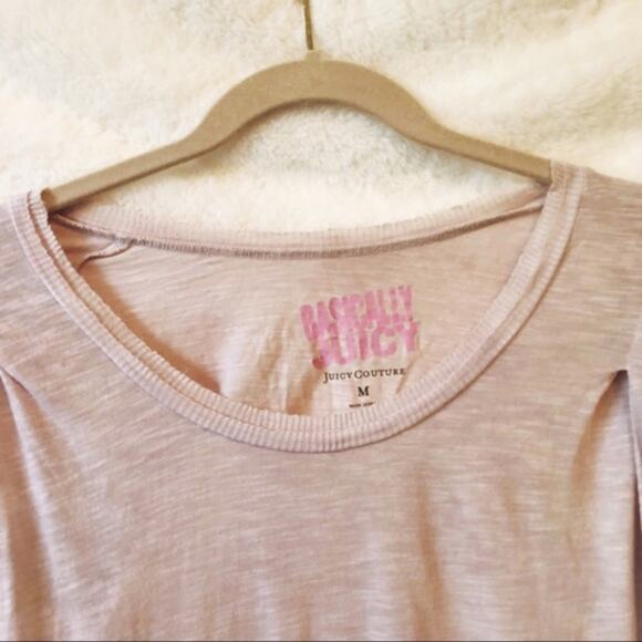 Juicy Couture Pink Light Fluttery T-Shirt - Picture 5 of 6